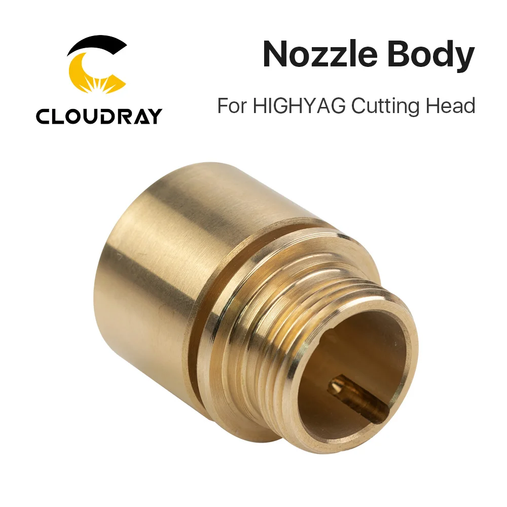 Корпус сопла лазера Cloudray для волоконной лазерной режущей головки HIGHYAG D19 мм h23.5