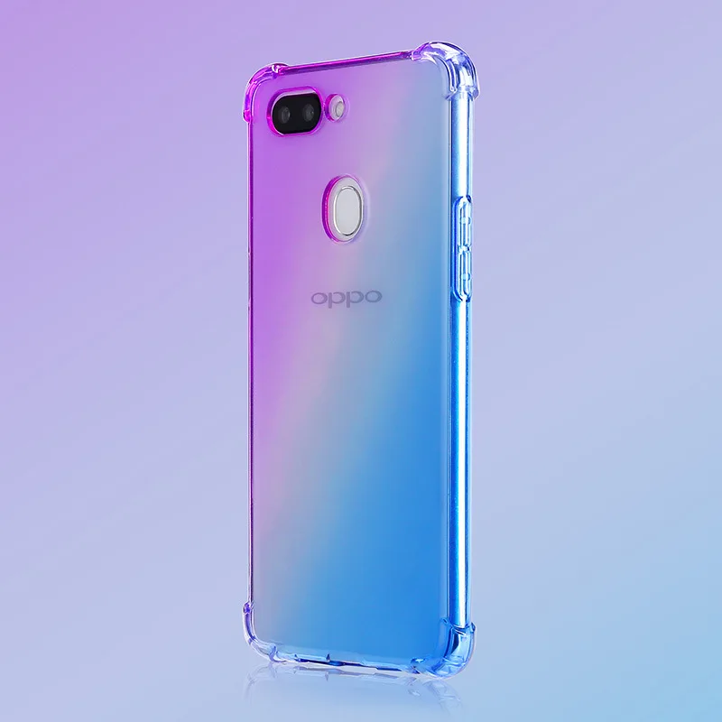 Противоударный Прозрачный мягкий силиконовый чехол для OPPO A7 A7X AX7 A5S A79 A83 A73