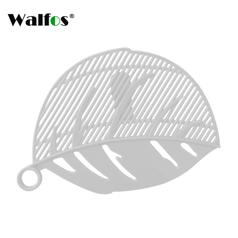 WALFOS white WALFOS 1 шт. в форме листа промывка риса гаджет лапша спагетти бобы дуршлаги Кухня Фруктов и овощей инструмент для очистки - Цвет: WALFOS white