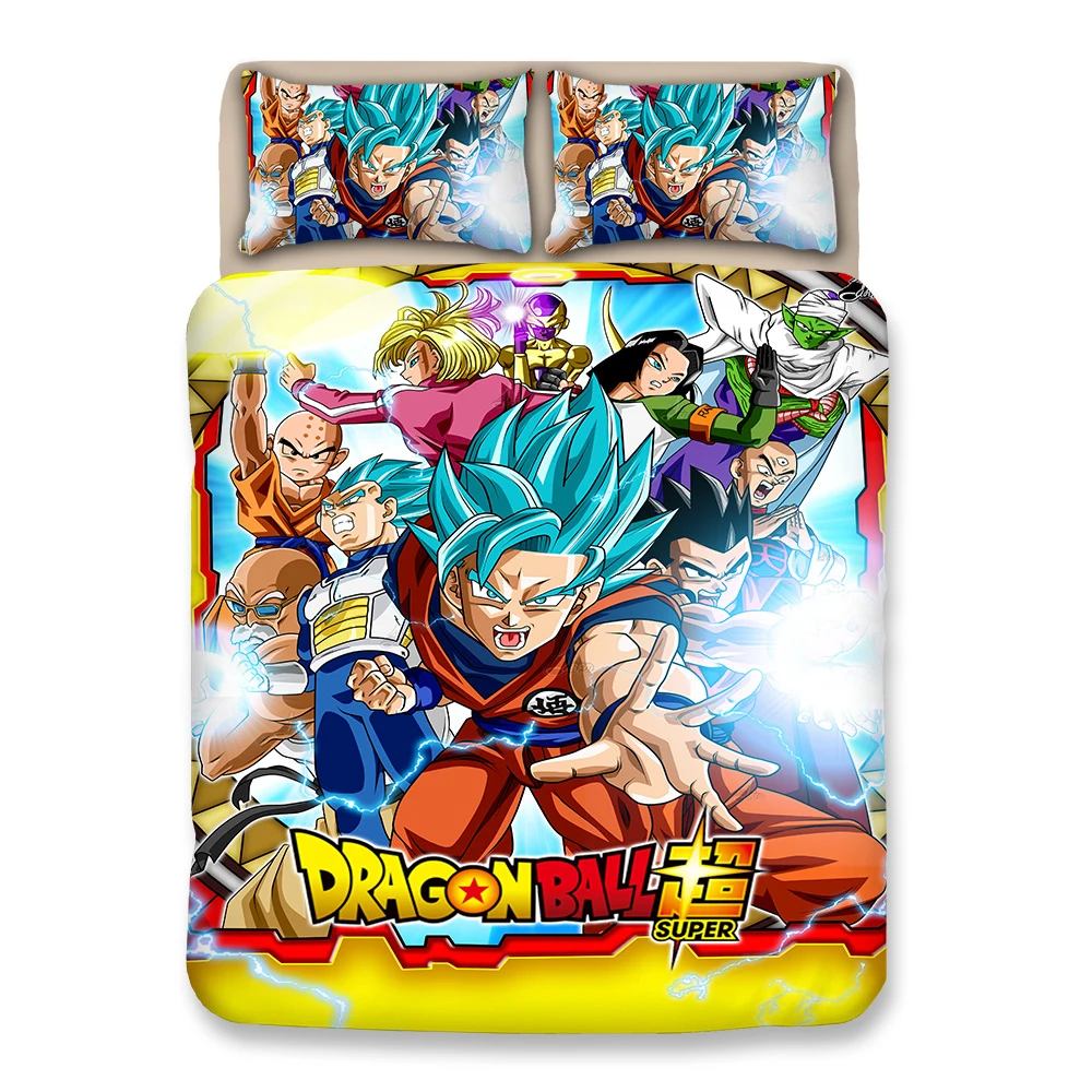 Японское аниме Dragon Ball Z Супер Saiyan Сон Гоку простыня пледы одеяло постельное белье подарки плоский лист пододеяльник наборы