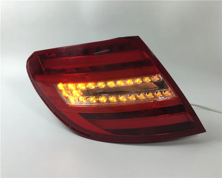 EOsuns задний фонарь задний блок освещения для Mercedes-Benz C Class W204 C180 C200 C220 C250 C260 C280 C300 2007