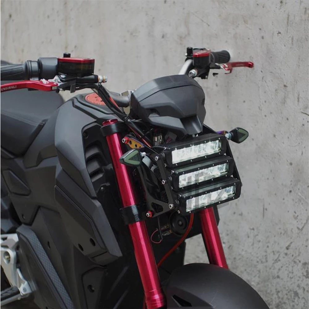 Для Honda гром MSX125 мотоцикл светодиодный головной светильник Водонепроницаемый передняя вилка светильник модифицированный 2013