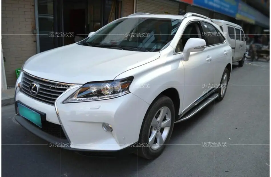 Для Lexus RX270 RX350 RX450h 2010- автомобиля бег Панели авто боковые шаг бар педали Высокое качество дизайн Nerf бары