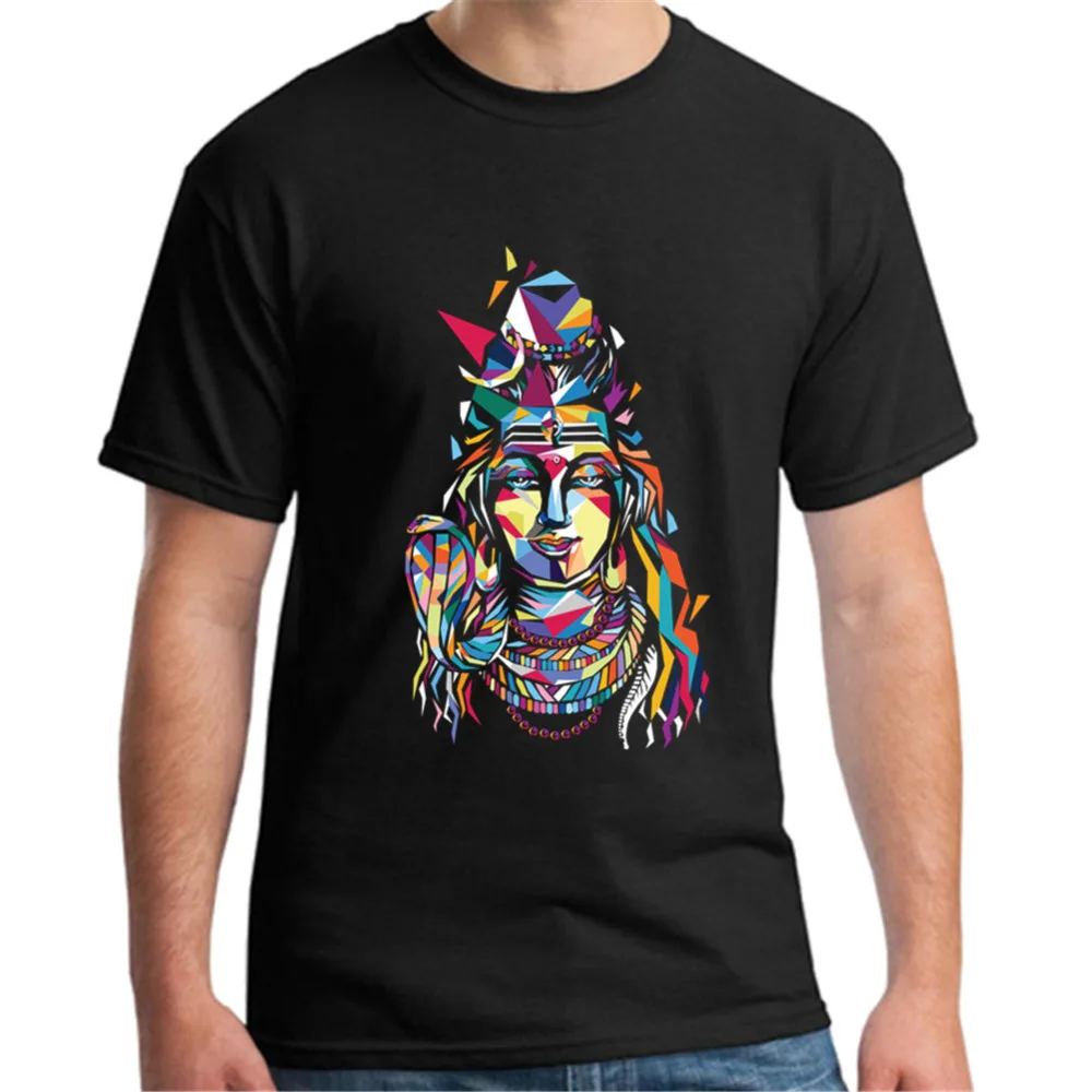 Дешевые отличное качество 2018 Лето Шива Бог Ван Пис смешные футболки для мужчин с