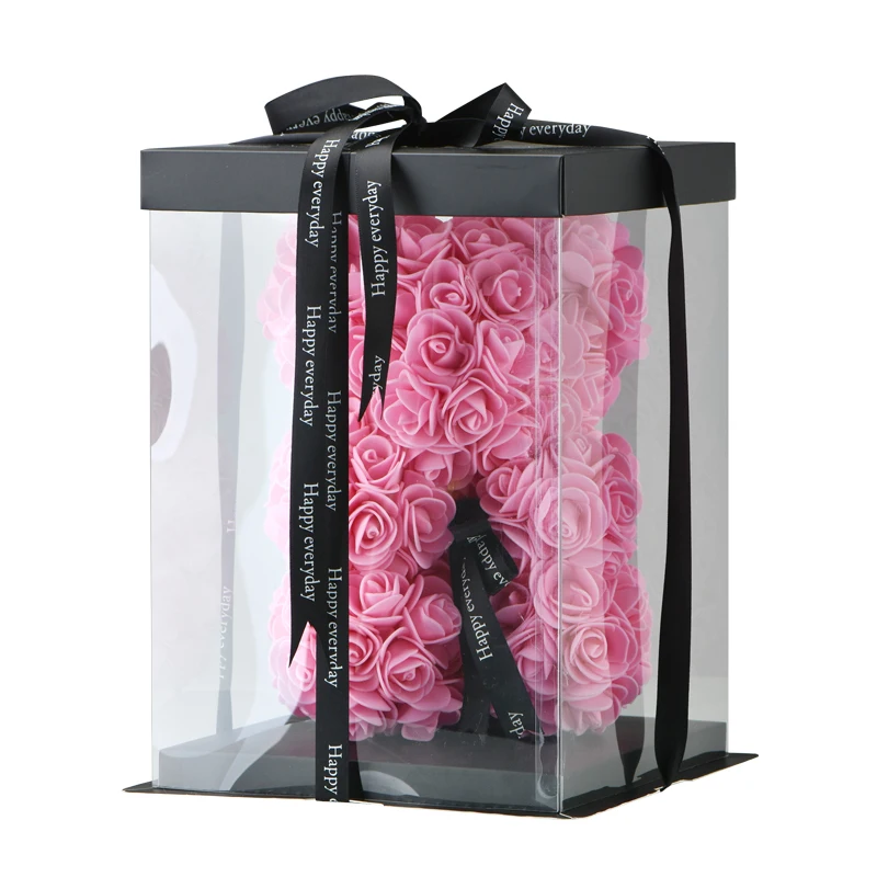 Женское мыло в виде медведя розы 40 см|Искусственные и сухие цветы| |