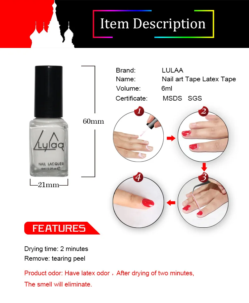 Lulaa бренд Best продажа 6 мл Гели для ногтей Польский Vernis постоянный Праймеры гель