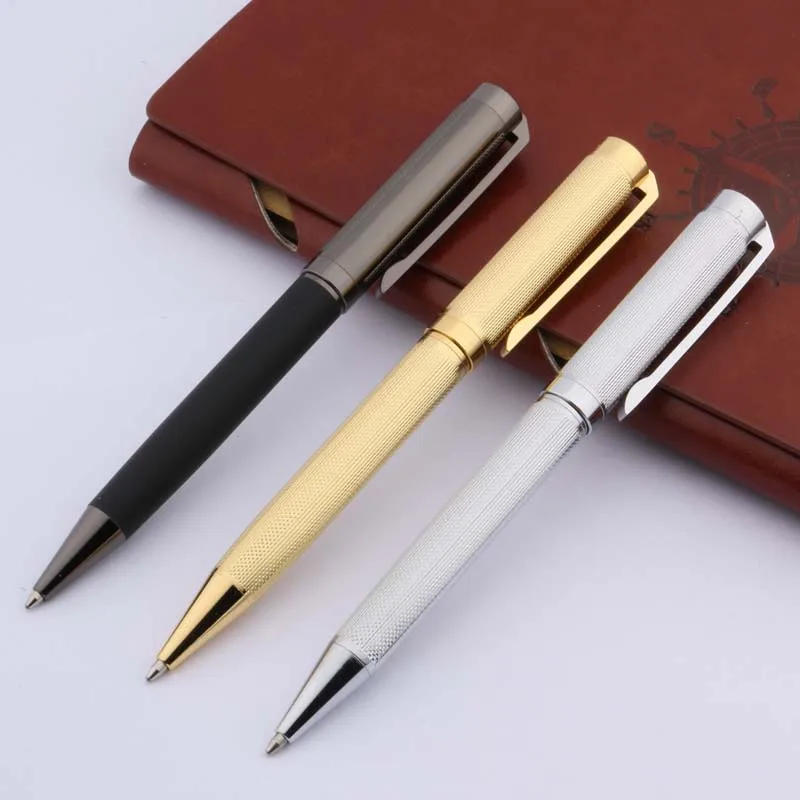 Металлическая шариковая ручка для офиса отеля школы золотого и серебряного