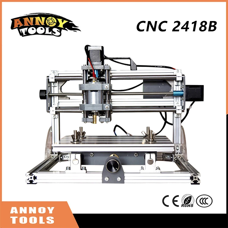 ANNOYTOOLS ЧПУ 2418B GRBL управления Diy лазерная гравировка 24*18 СМ Рабочая зона С 3 Оси