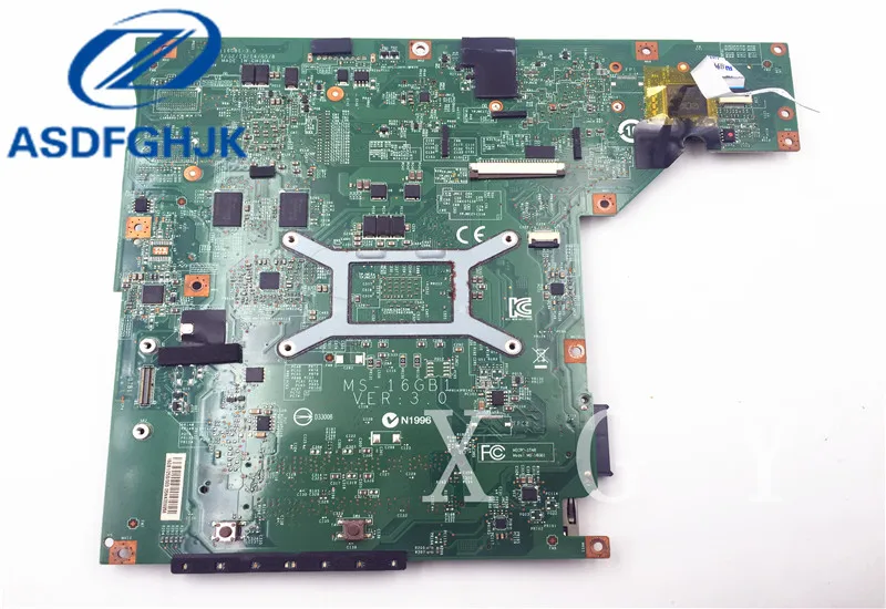 Материнская плата для ноутбука MSI CX61 GE60 материнская плата MS-16GB MS-16GB1 VER: 3,0 материнская плата DDR3 протестирована полностью