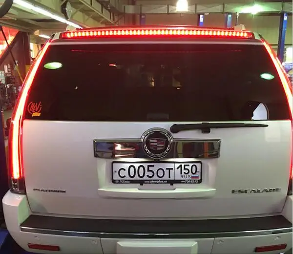 Красный Поворотный 2 шт Автомобильный бампер задний фонарь для 2007~ Cadillac Escalade ESV Suburban задний светильник светодиодный Escalade задний светильник