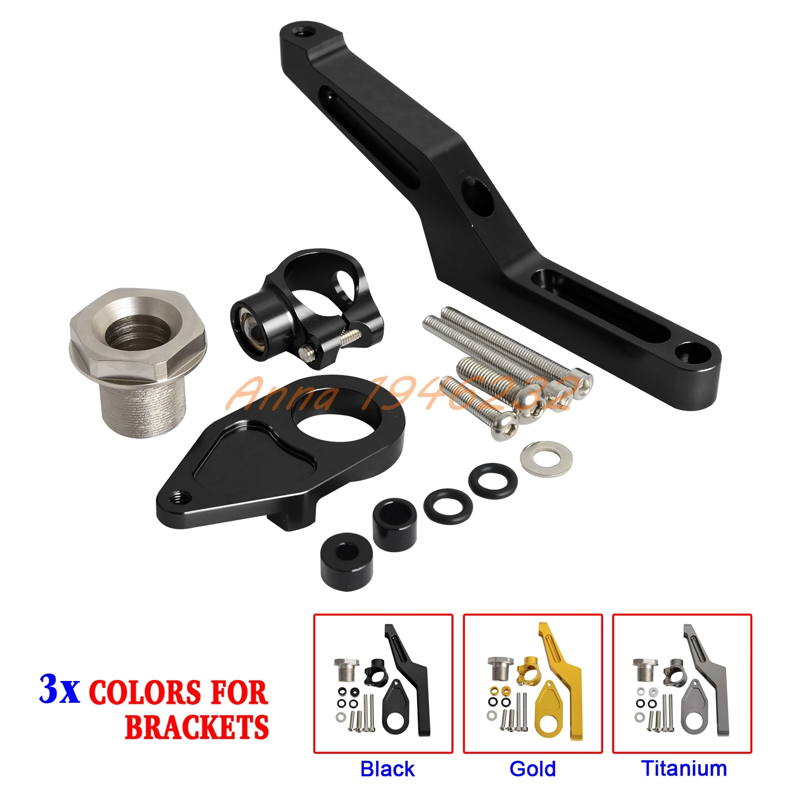 Кронштейн для крепления демпфера рулевого механизма мотоцикла CNC Kawasaki Ninja ZX-6R ZX6R