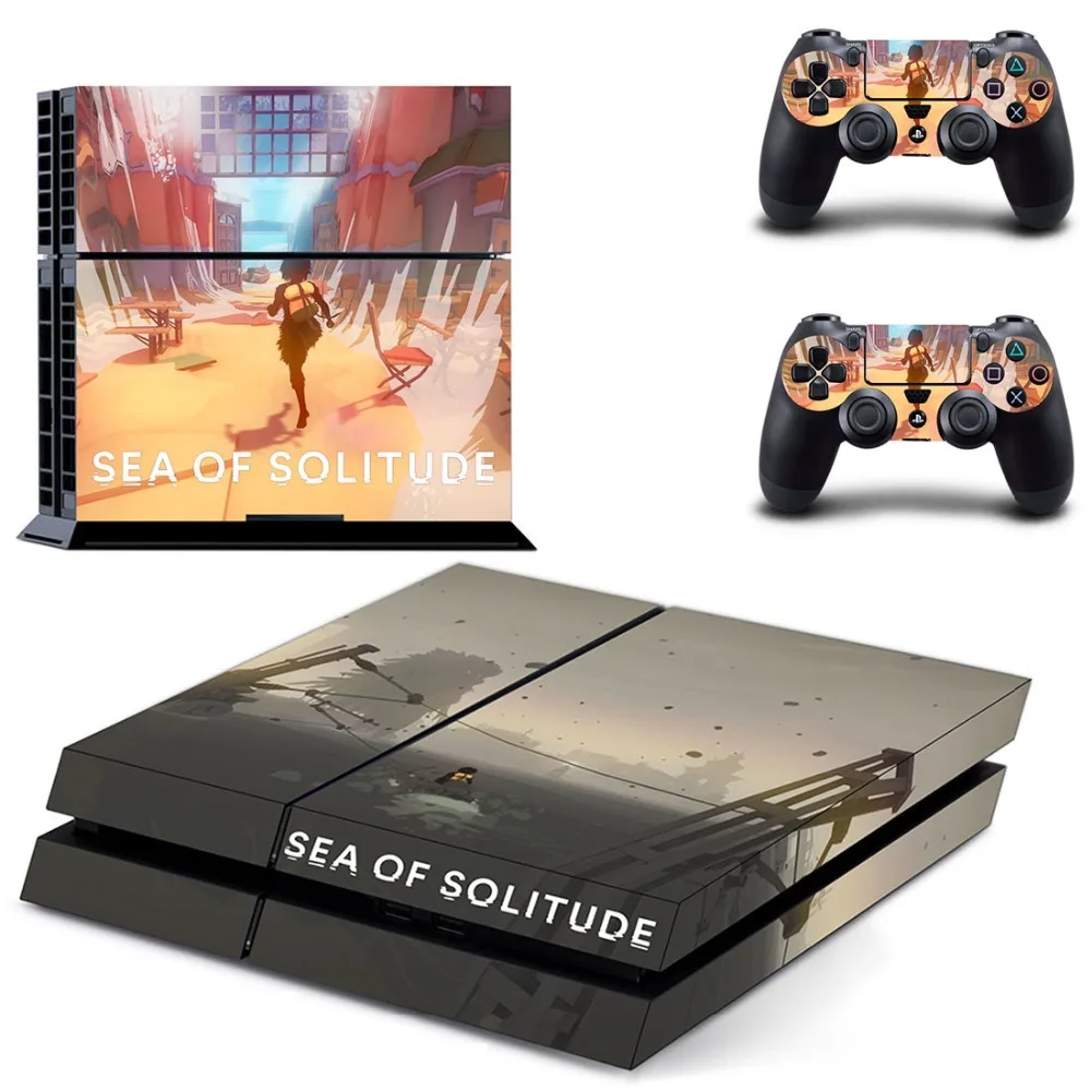 Море одиночество PS4 переводная картинка наклейка для Sony PlayStation 4 консоли и 2