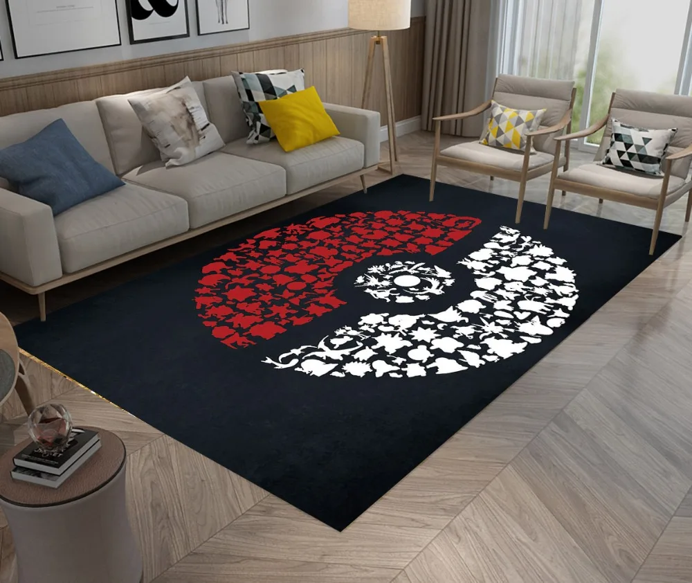 LB Pokemon Go Ball Circle Memory Foam коврики и для детей малышей домашний коврик гостиной