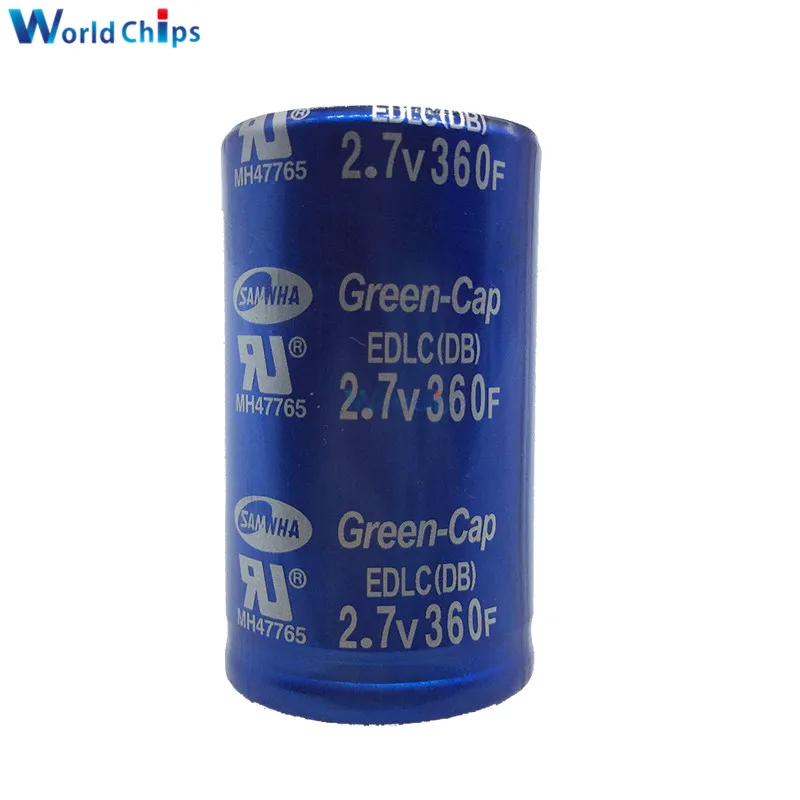 2 7 в 360F 60*35 мм супер фарад конденсатор 2.7V360F 60x35 низкая ESR высокочастотный Ultracapacitor
