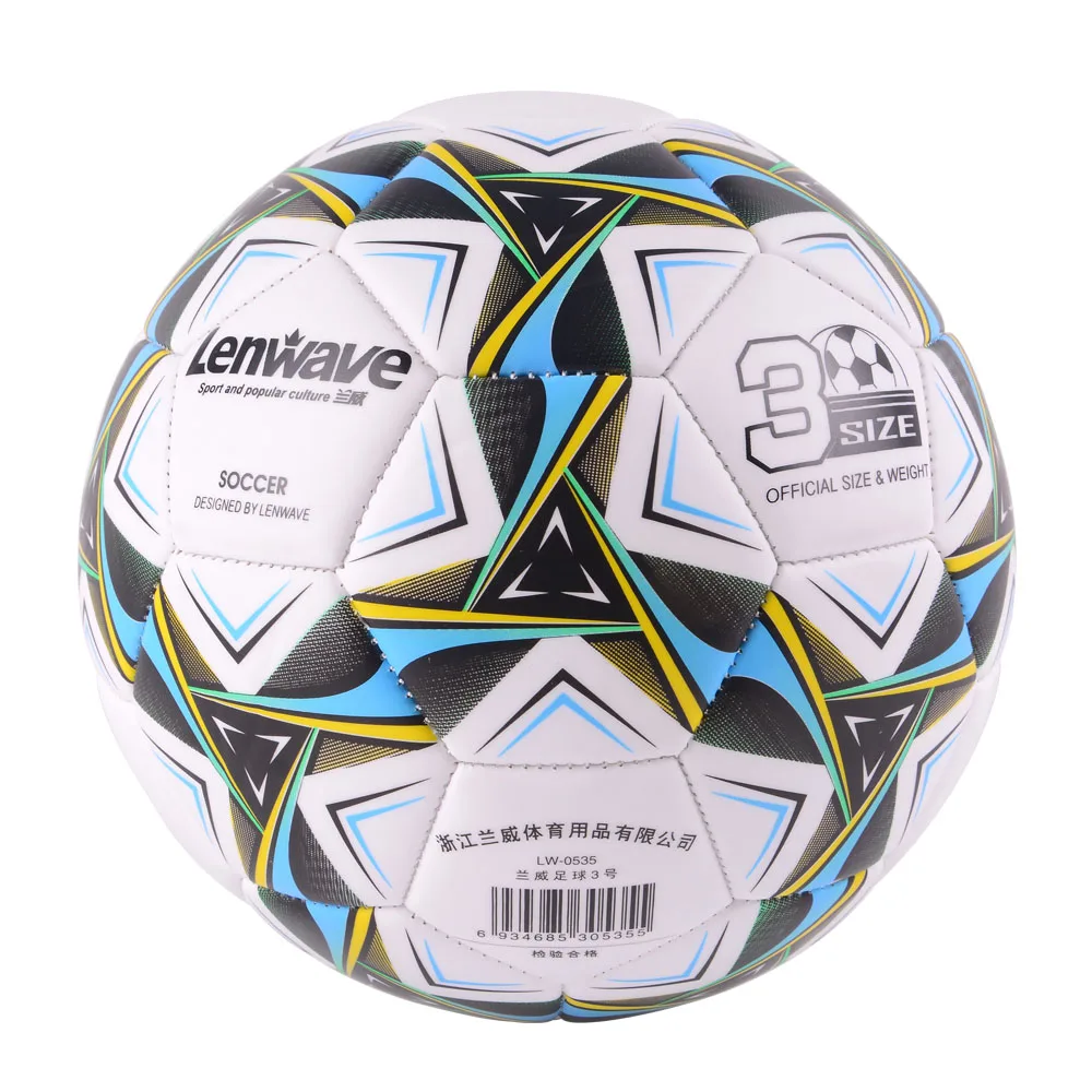 Новинка 2017 года бренд Футбол мяч Размеры 3 Дети Играть спортивной тренировки ПВХ