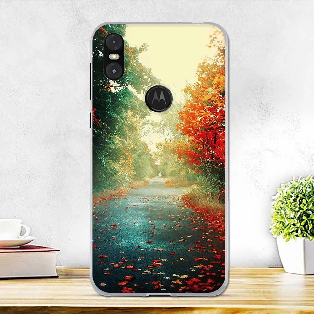 24 Чехол для Motorola One, силиконовый мягкий ТПУ чехол для мобильного телефона, милый бампер, черный чехол для Fundas Moto P30 Play, чехол для телефона - Цвет: 24