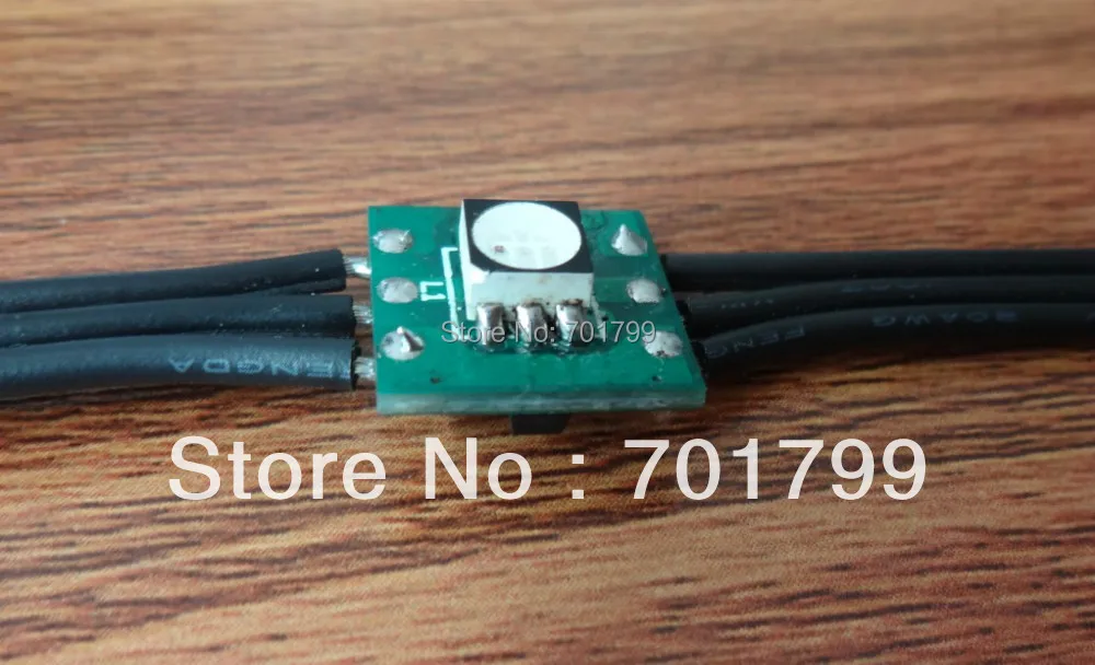 Черный 12В WS2811 led 5050 SMD пиксельный узел 100 шт. в нитке черные провода 5 см расстояние