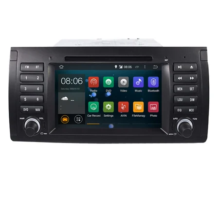 В наличии Android 7 1 автомобильный DVD GPS для BMW E53 E39 X5 Wifi 4G Quad 1024X600 Bluetooth Радио руль Canbus USB
