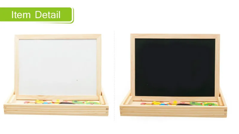 Детские Магнитные деревянные настольные обучающие доски для письма малышей