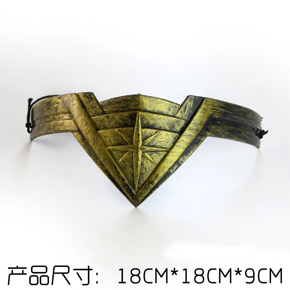 Bronze headband Чудо-Женщина Косплей головной убор повязка на голову головная повязка чудо-женщина Лига Справедливости фильм вокруг запястья оружие - Цвет: Bronze headband