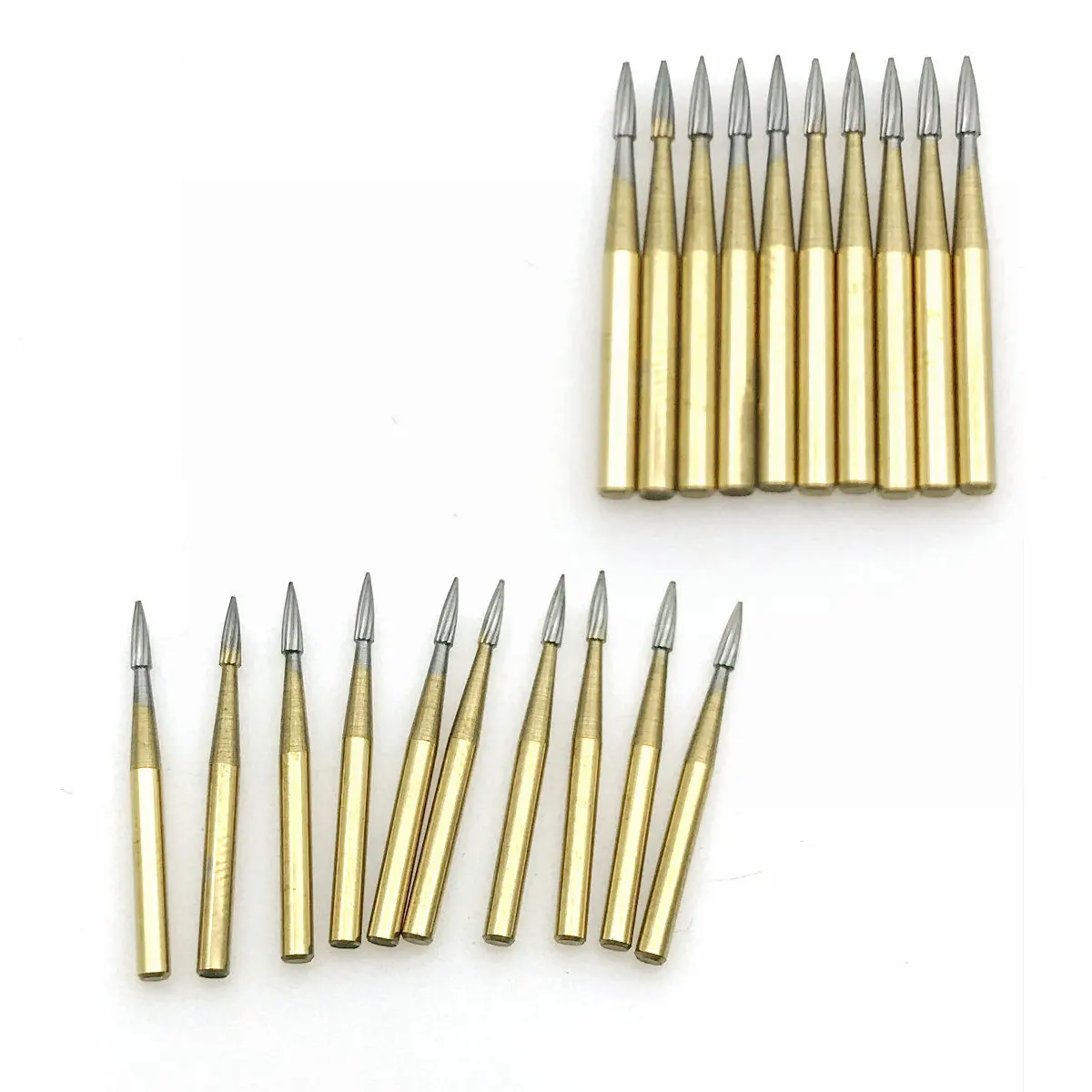 10 штук упак. Стоматологическая Обрезка и отделка сверла карбида вольфрама burs