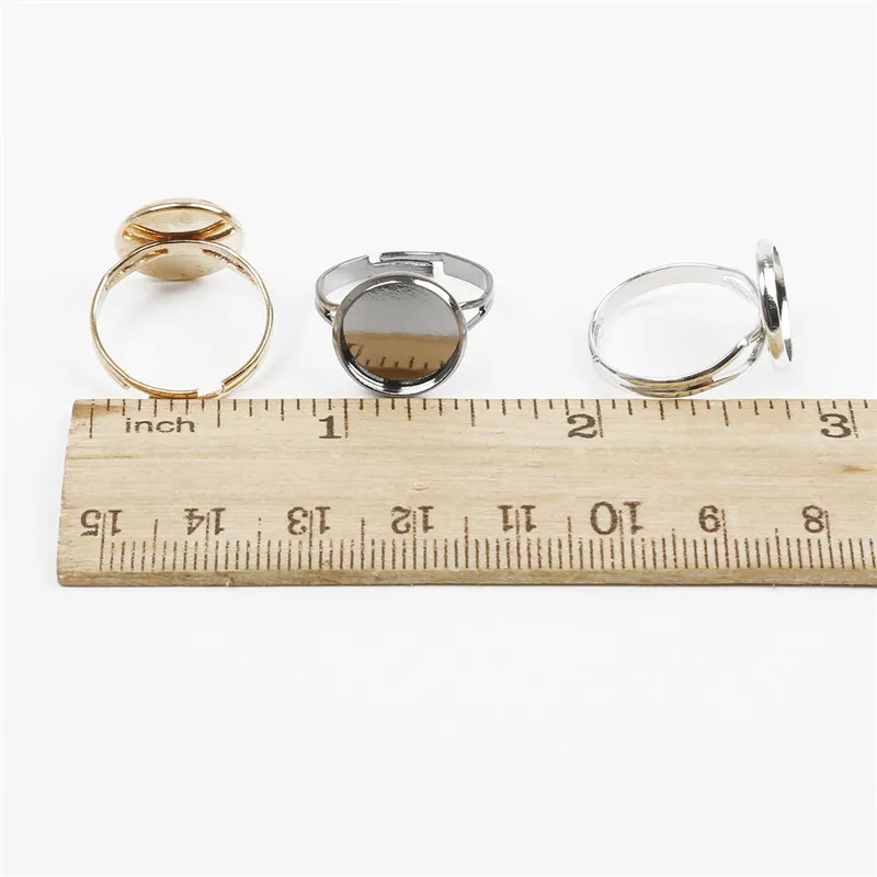 Simple Metal Hairpin Hair Clip Adjustable Blank Ring Base Fit For Cabochons Cameo Setting DIY Ornaments Jewelry Making | Украшения и