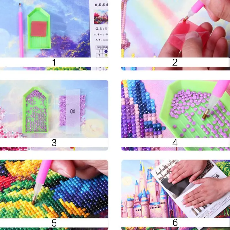 

Easter Party Colored Egg With Lavender 5D DIY Full Diamond Painting Embroidery Drill Needlework Cross Craft Stitch Decor