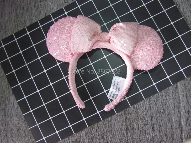 Новый костюм Минни Микки с блестками розовыми ушками для косплея плюшевая