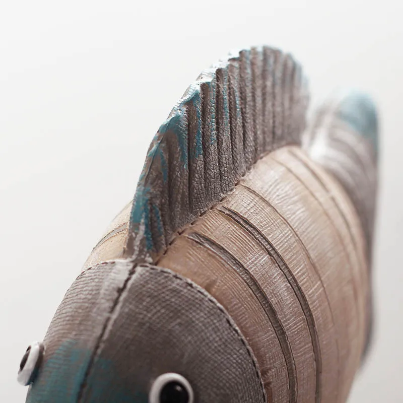 Европейский полимерный орнамент для влюбленных мебель с рыбами статуэтка