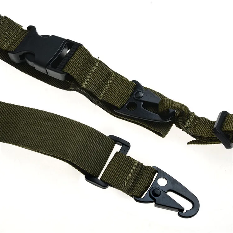 Прочный тактический 3 точки винтовки Слинг Регулируемый ремень для банджи
