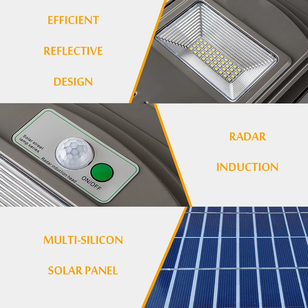 Solar Integrated LED Street Light 60W IP65 led Road Outdoor Lamp | Освещение