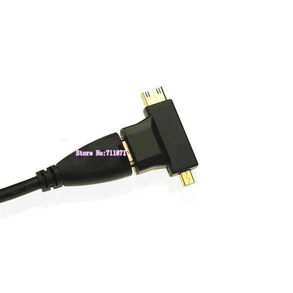 Мини микро папа к HDMI Женский адаптер мини женскому разъему мобильный телефон