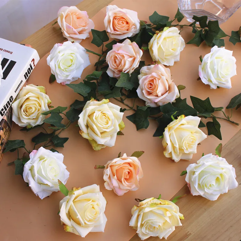 10 шт. цветок из шелка сделай сам|decoration rose|silk flower diysilk flowers |