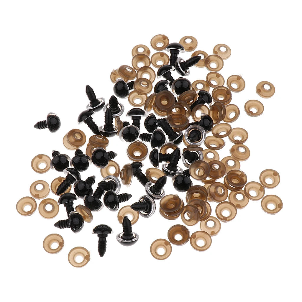 Прозрачные пластиковые безопасные глаза для Мишки Тедди куклы марионетки сделай