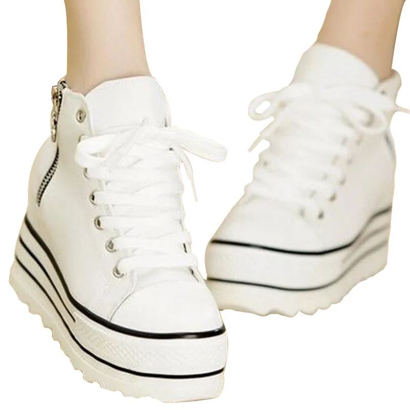 Туфли холщовые MVP на танкетке для мальчиков и женщин 2018|women shoes|zapatos mujershoes woman |