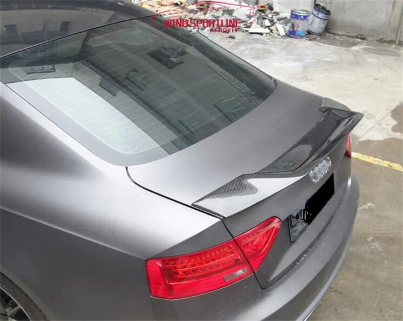 Спойлер из углеродного волокна для Audi A5 S5 RS5 Sportback 2009 2019 высококачественные