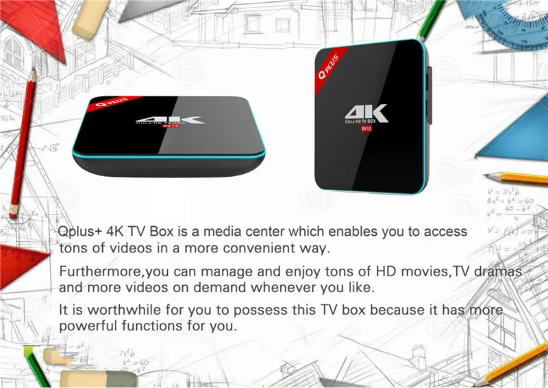 1 шт. Q Plus Amlogic 912 Android Tv Box 7,1 2G/16G 3g/32G 1000M LAN Wifi Blueth 4,0 KD 16,1 smart медиаплеер PK Q BOX X96
