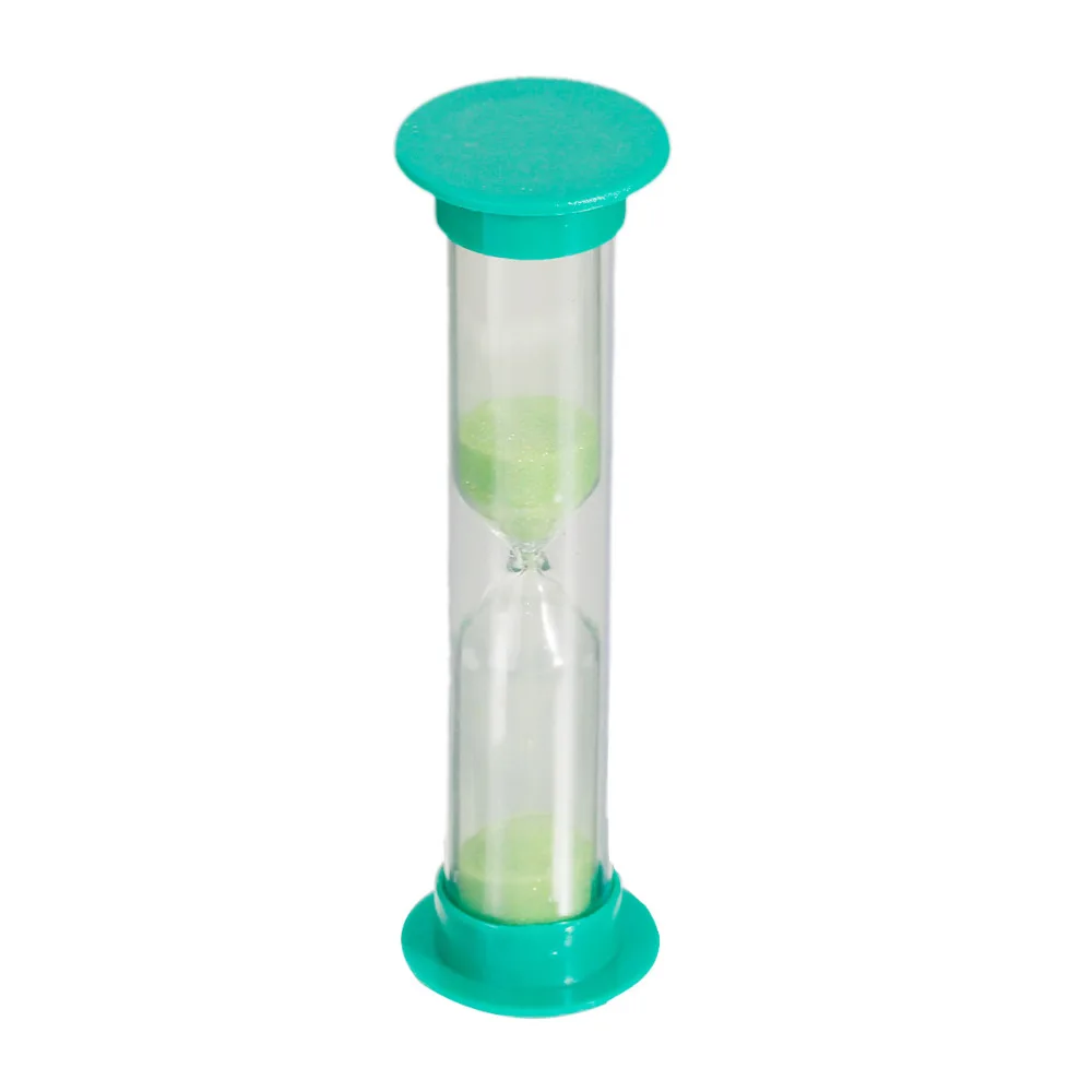 1 PC 2 Minutes Hourglass Sandglass Sand Clock Timers Desktop Creative Gifts Green / Blue 8.6x2.5cm | Дом и сад