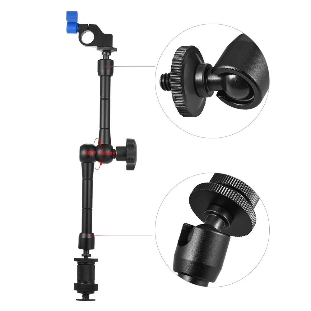 Регулируемый шарнирный фрикционный рычаг с 15 мм стержневым зажимом крепление