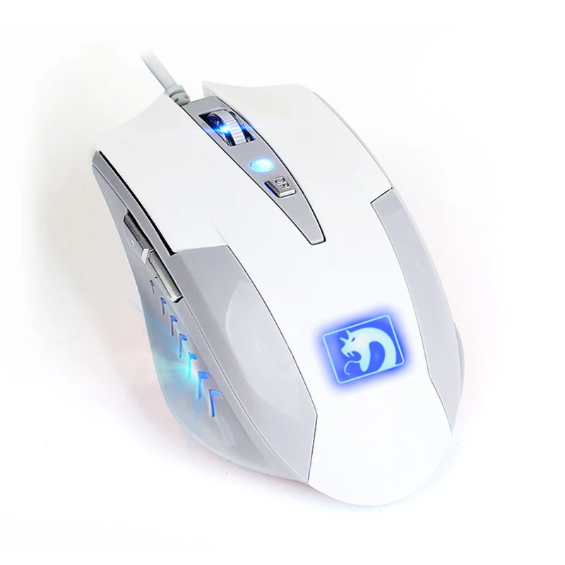 Профессиональная Проводная игровая мышь 6 Bottons 2000 точек/дюйм LED Gamer для ПК