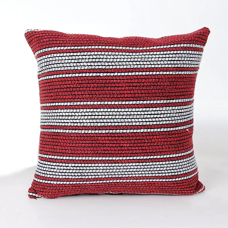 Декоративная наволочка в белую полоску 45x45 см|cushion cover|throw pillow coversdecorative throw covers |