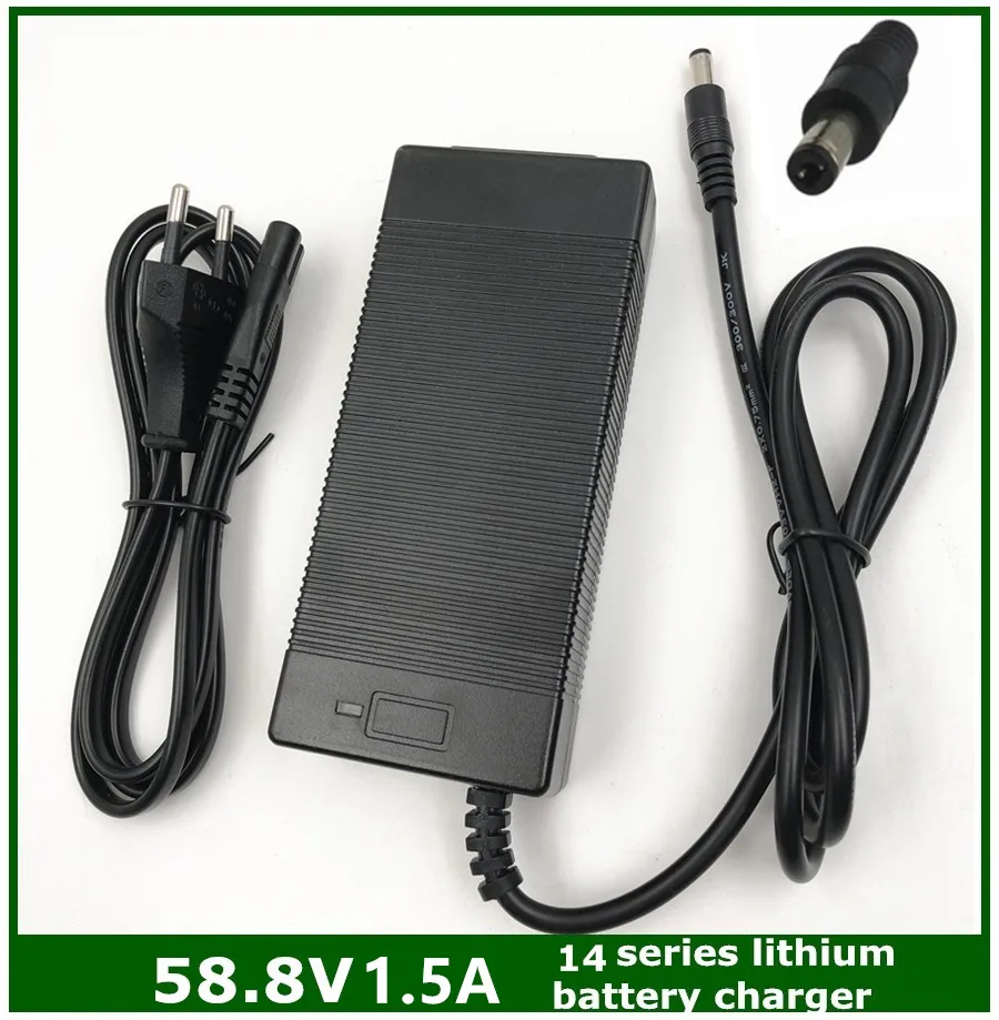 Зарядное устройство 58.8V1.5A 58 8 в А зарядное для электрических велосипедных
