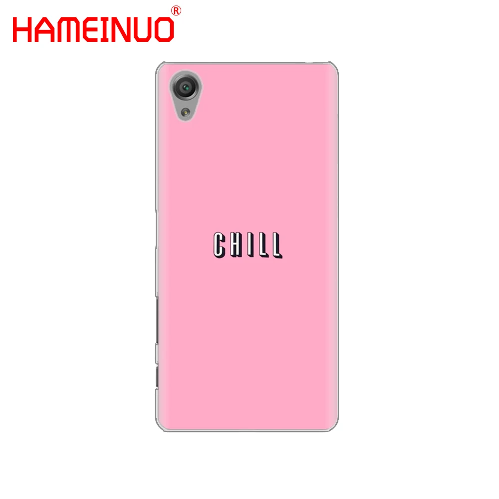 HAMEINUO простой розовый чехол с принтом для девушек телефона sony xperia C6 XA1 XA2 XA ULTRA X XP L1 L2