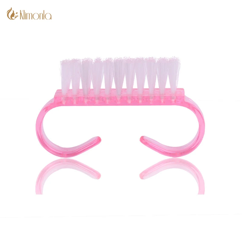 2017 горячее искусство ногтей пластиковая щетка для чистки пальцев Уход за ногтями