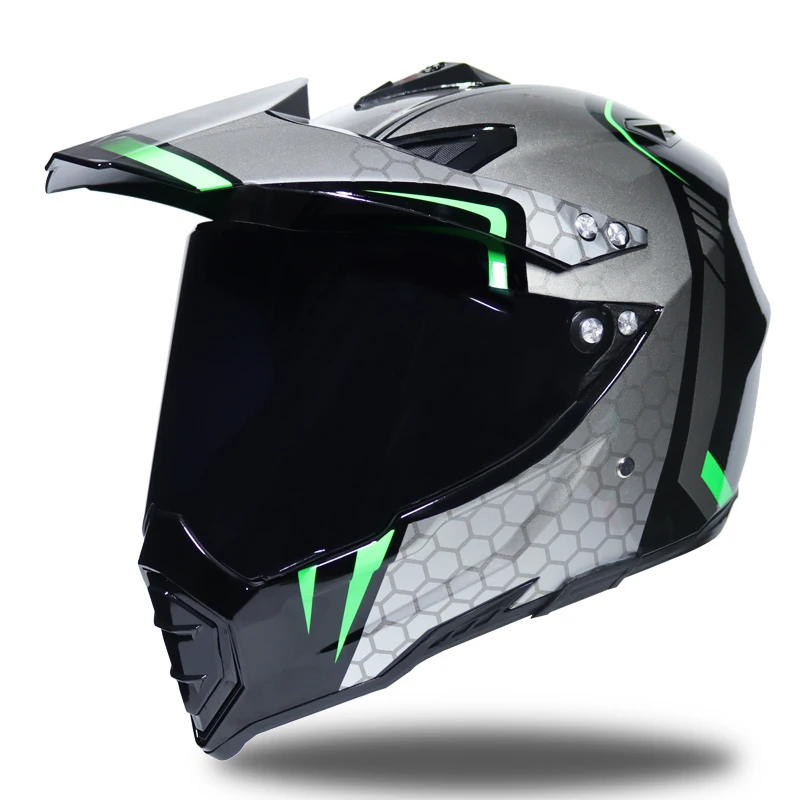 Мужские moto s moto rcycle шлем внедорожный casco moto крест шлем утвержденный capacete полное лицо moto крест шлем - Цвет: b3