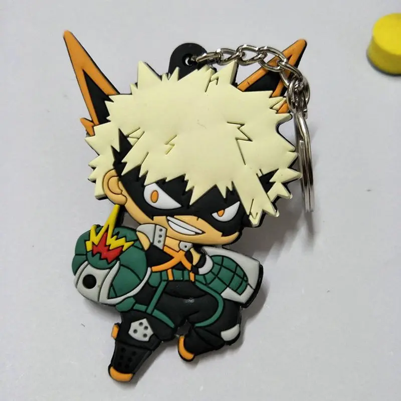 My Hero Academy Аниме Фигурка резиновый брелок IZUKU MIDORIYA DEKU Bakugou Katsuki Shigaraki Tomura детская Подарочная игрушка