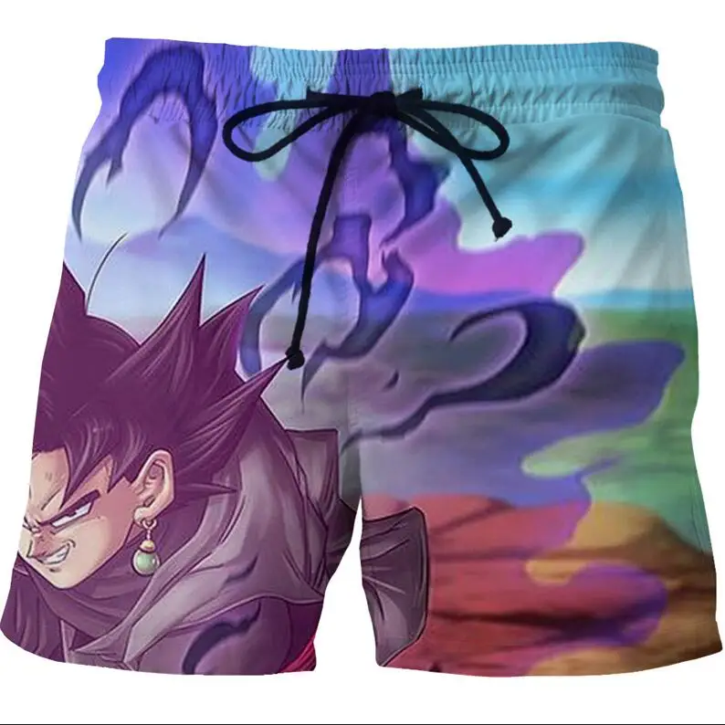 Цвет: желтый Cloudstyle2018 пляжные шорты мужские 3D печать Аниме dragon ball шорты S-5XL Цветной купальник Мужские шорты dragon ball бордшорты - Цвет: Цвет: желтый
