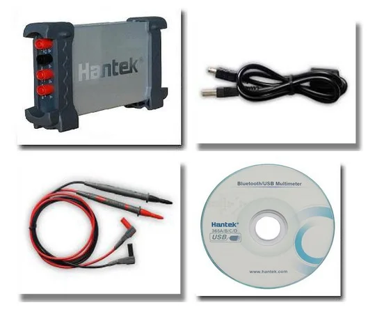 Бесплатная доставка DHL! HANTEK365D ПК USB Виртуальный мультиметр/солидный регистратор