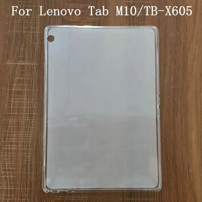 Мягкий чехол из ТПУ Для Lenovo Tab M10 защитный накладка для TabM10 X605F X605L X605N 10 1 дюйма
