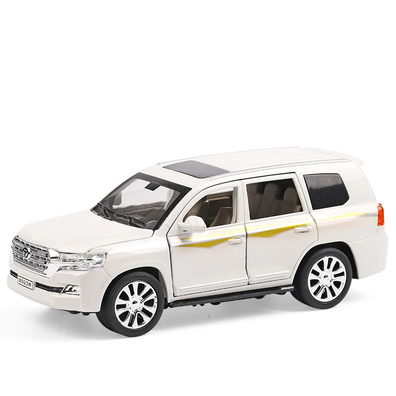 White without box 1/24 сплав# M923W-6 SUV Автомобили Модель игрушка со звуком Свет Металлическая Модель эвакуатора литья M923W Коллекция игрушки автомобиль - Цвет: White without box